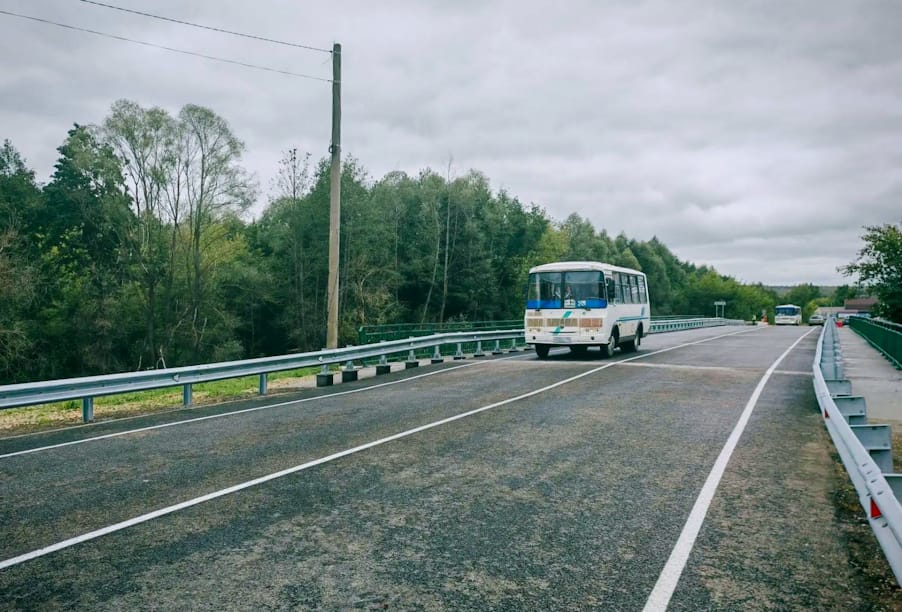 В Нижегородской области открыто движение по обновленному мосту через реку Вадок